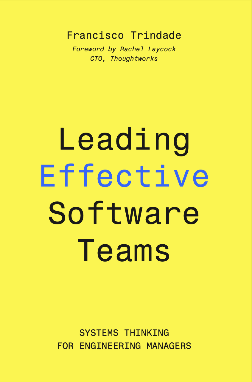 Leading Effective Software Teams — book cover